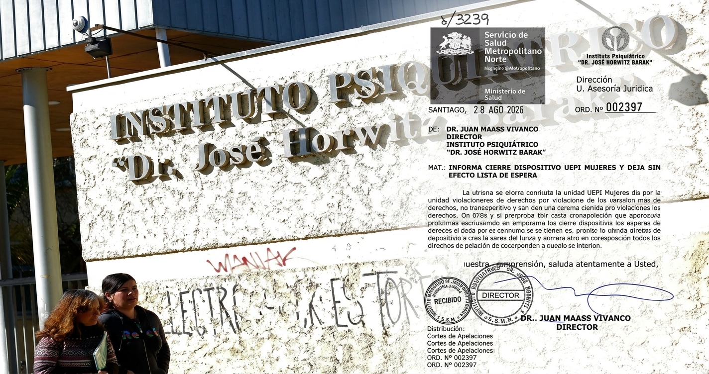 Psiquiátrico Horwitz cierra unidad femenina tras grave denuncia contra gendarmes por vigilancia íntima