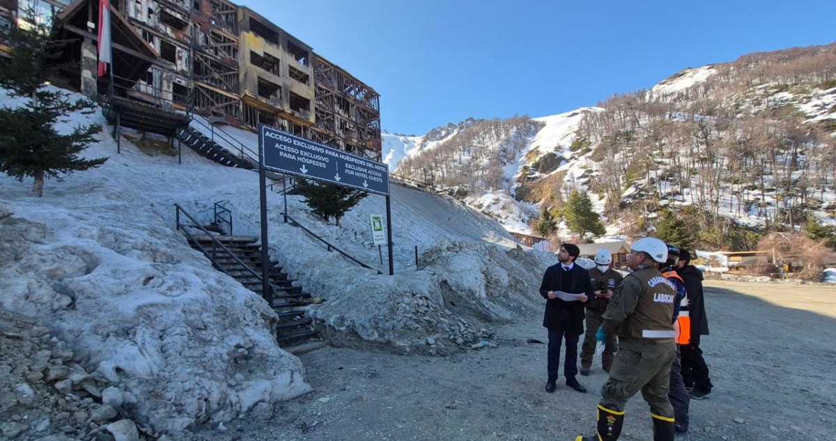 Incendio en Hotel Alto Nevados