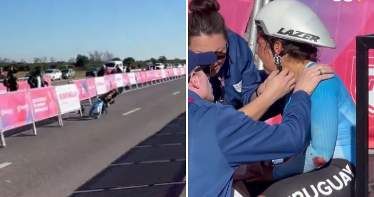 Uruguaya Mariana García chocó contra vallas y sufrió estrepitosa caída en Juegos Odesur.