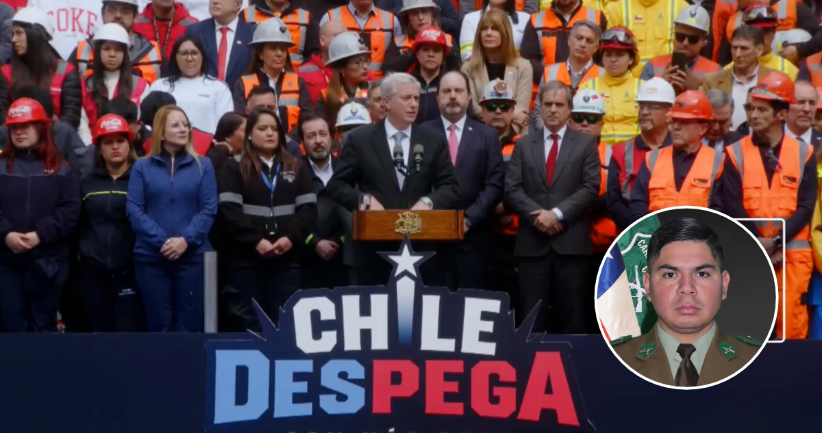 “Cuando muere un carabinero, muere una parte de Chile”: Kast hace minuto de silencio por cabo Aguilera