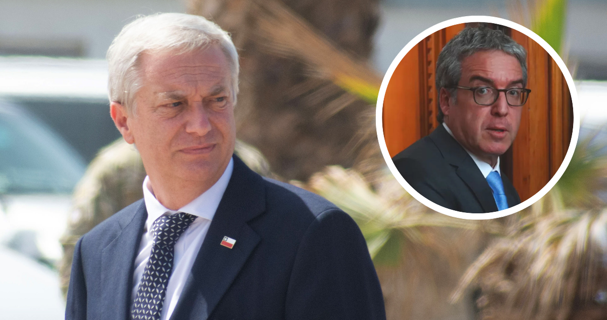 Presidente José Antonio Kast. Embajador de Chile en Israel, Gabriel Zaliasnik.
