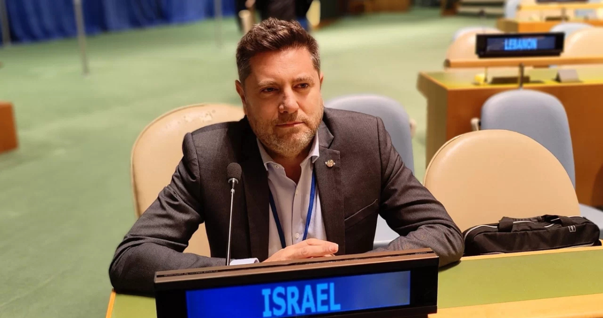 Embajador de Israel, Peleg Lewi.
