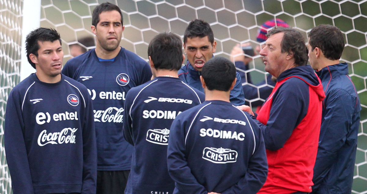 La Roja Claudio Bravo y Luis Bonini