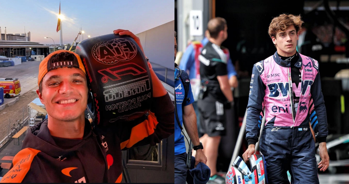 Lando Norris se disculpó a través de sus redes sociales con el piloto argentino Franco Colapinto.