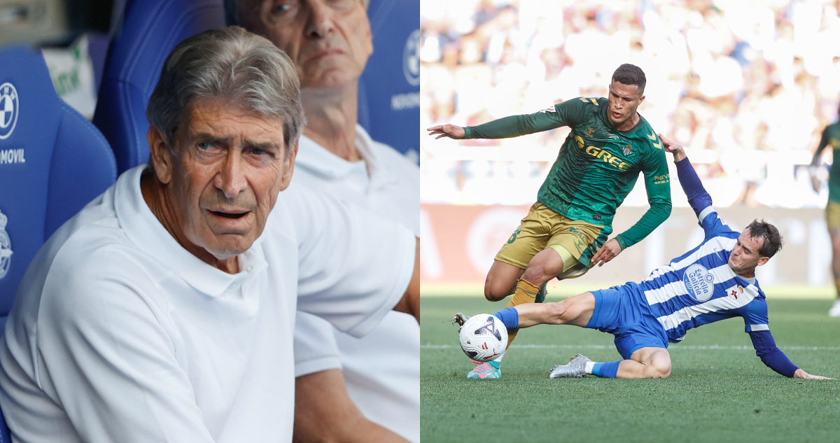 Manuel Pellegrini y el Real Betis ante La Coruña en LaLiga