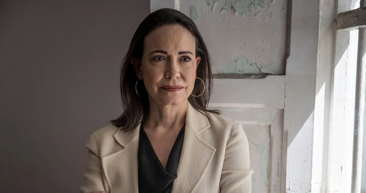 La líder opositora venezolana María Corina Machado