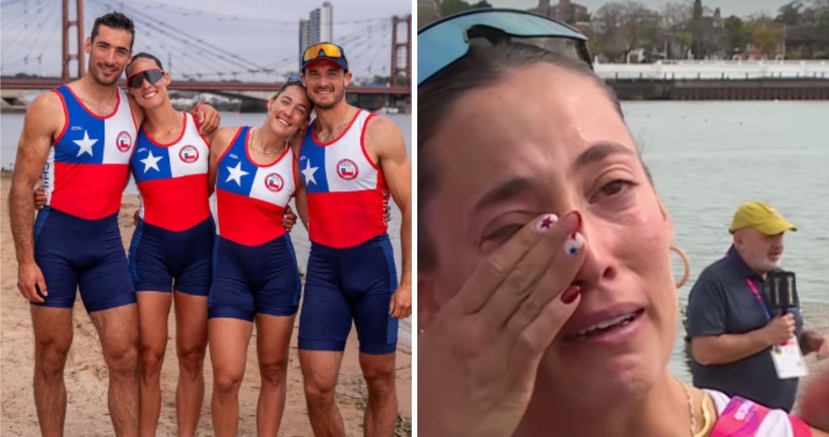 Melita Abraham lloró al hablar de su familia y el deporte.
