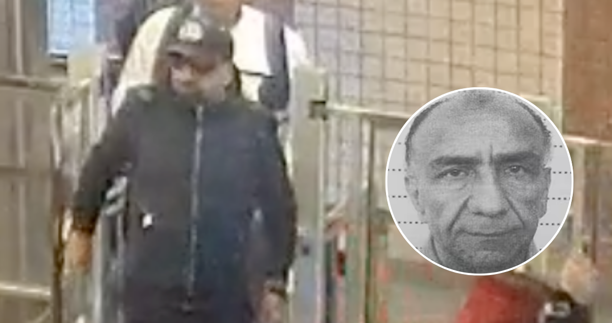 Con barba y jockey para ocultar la calvicie: el video del Metro que ayudó a capturar al "Indio Juan"