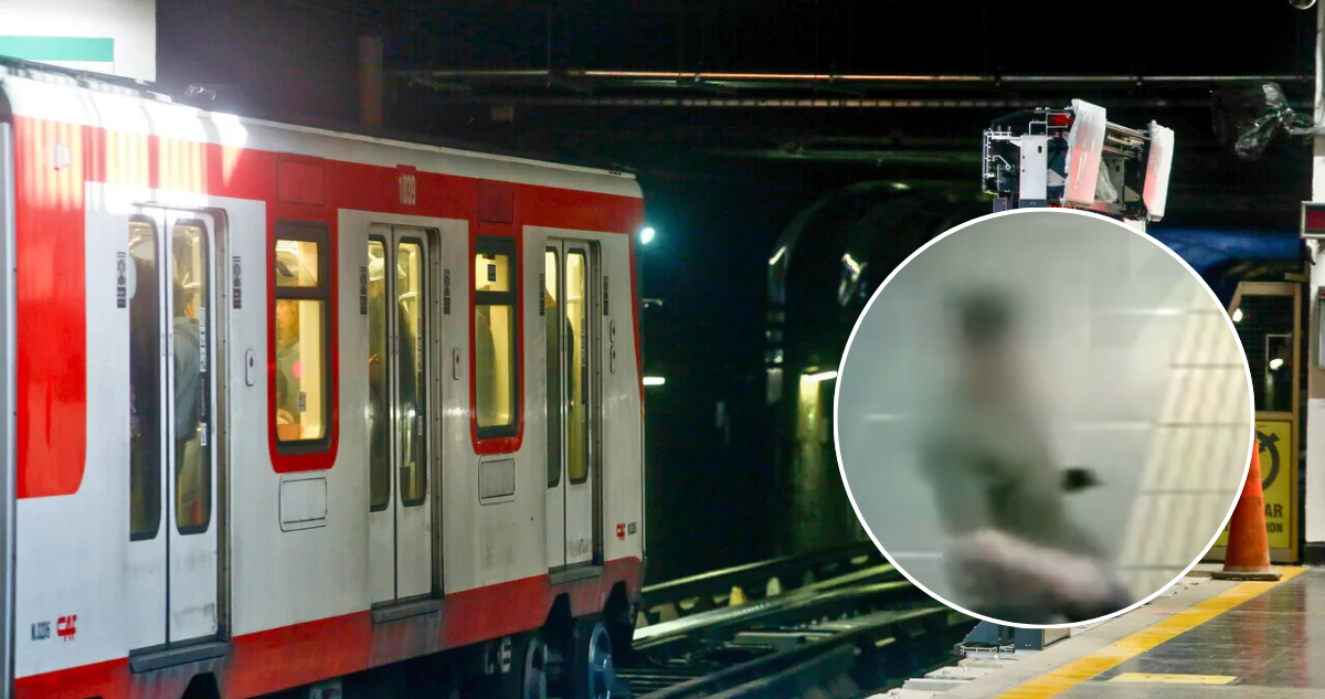 Revelan registro que muestra cómo se produjo muerte de pasajero en el Metro Pajaritos