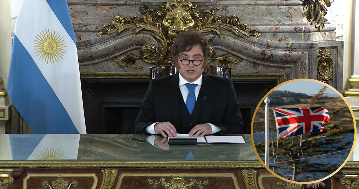 Reclamo de Milei por Malvinas