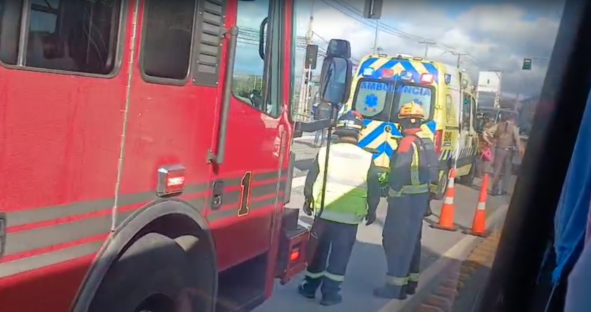 Mujer en riesgo vital tras atropello en Hualpén