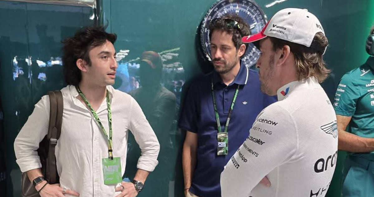 Nico Pino y Fernando Alonso