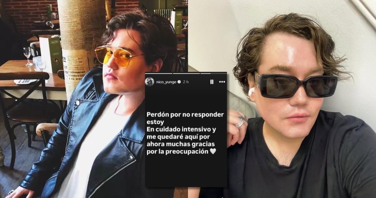 Nico Yunge revela estar hospitalizado en Londres: “Gracias a la gente que estuvo en mi vida”