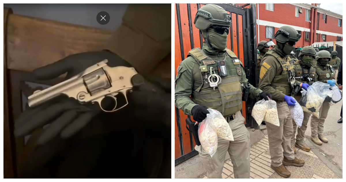 Operativo policial deja 7 detenidos en Cerrillos: clan familiar vendía drogas cerca de un colegio