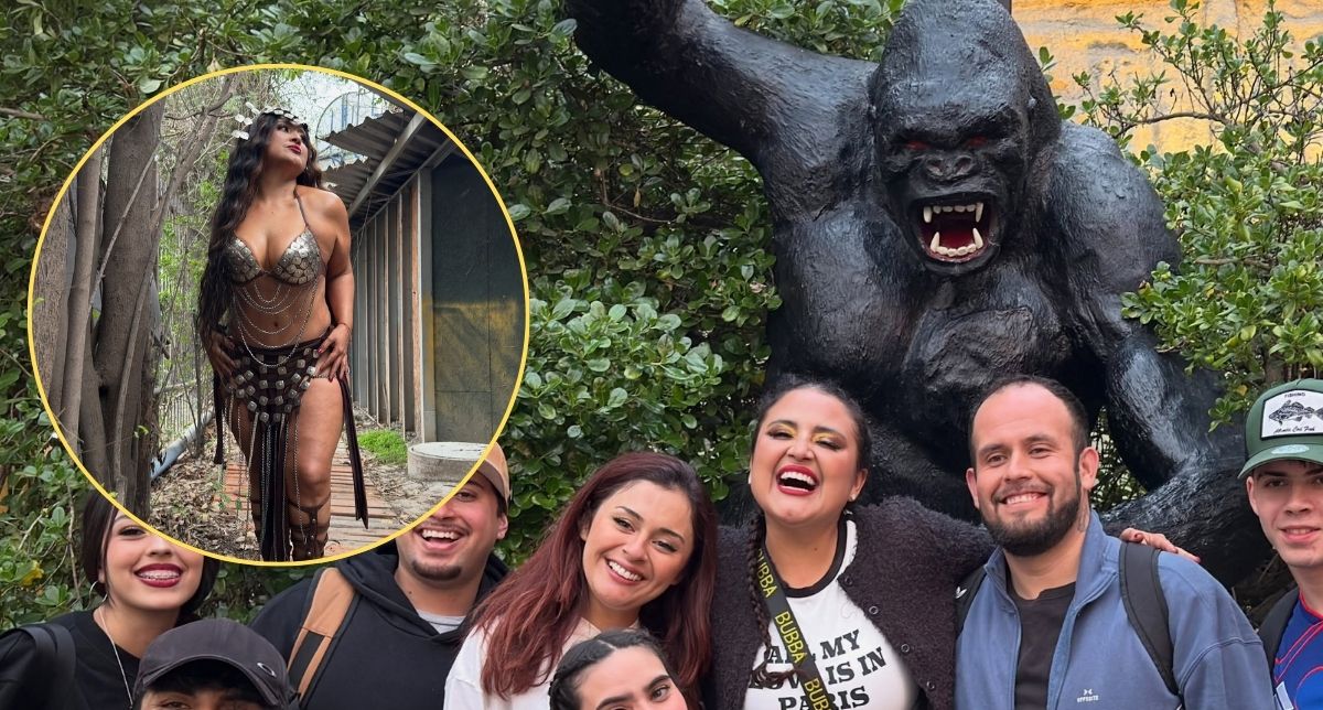 Pamela Leiva cumplió su sueño de ser “La Monga”, icónico personaje de Fantasilandia