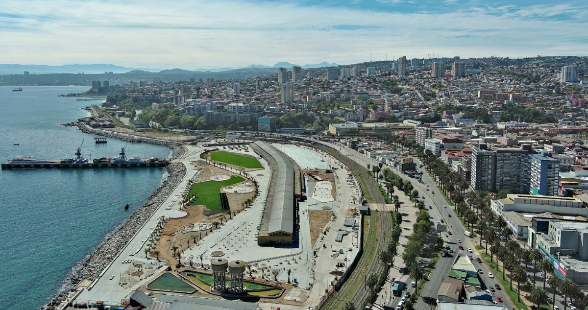 Obras presentan avance del 85%: Proyectan para fin de año entrega de Parque Barón de Valparaíso