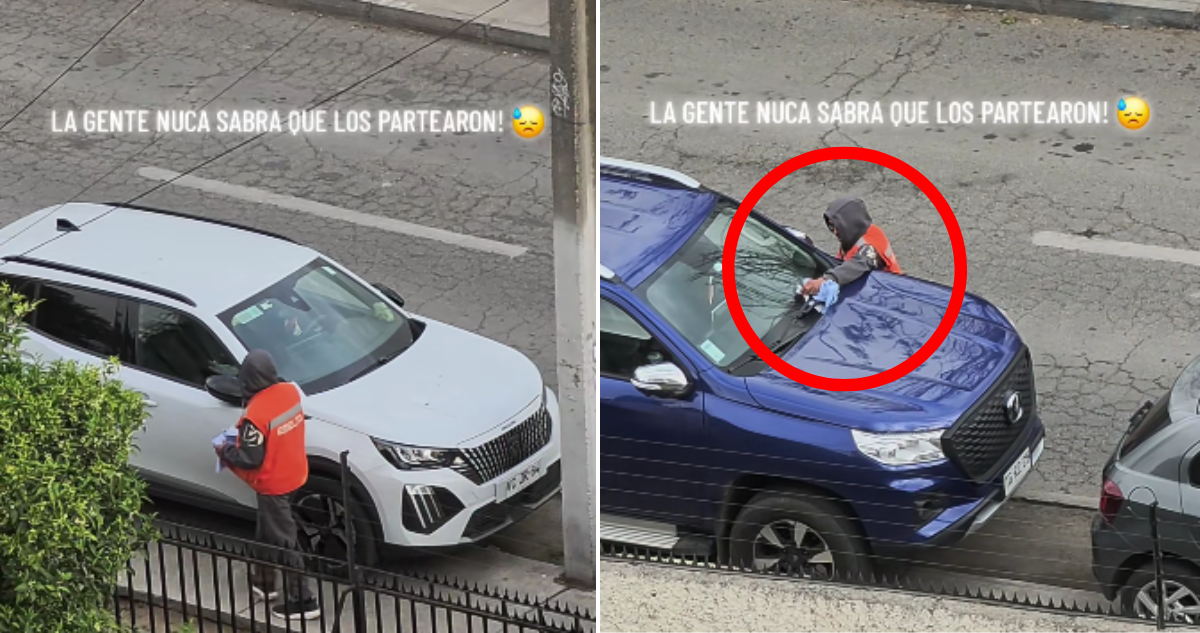 Cuidador de autos roba partes en La Florida