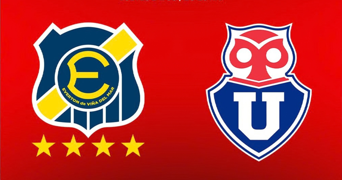 Dónde y a qué hora ver el partido de Universidad de Chile y Everton de este jueves