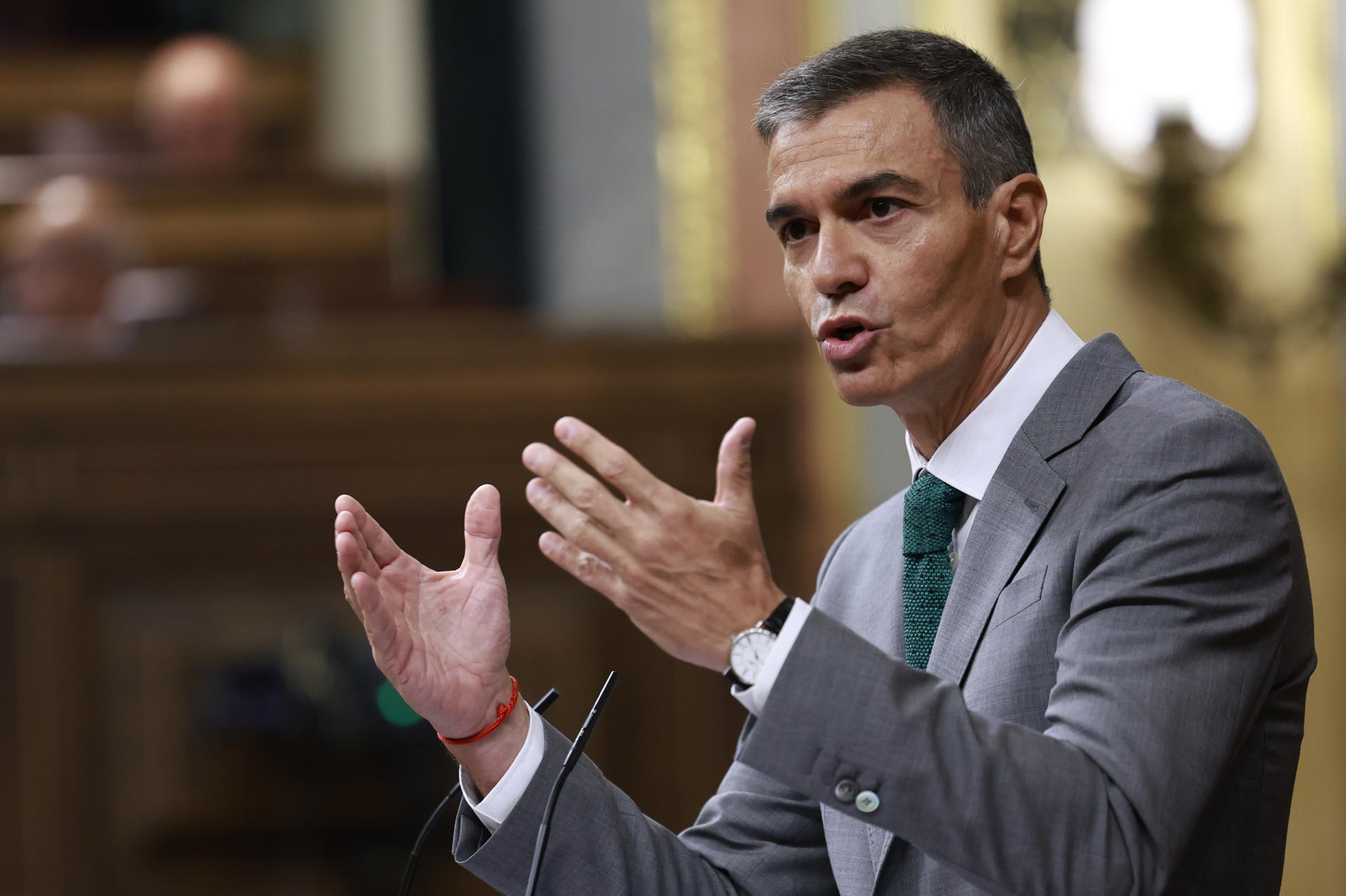 El presidente del Gobierno, Pedro Sánchez, comparece este jueves en el Congreso de los Diputados