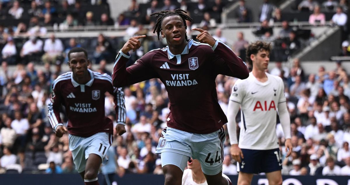 Aston Villa ganó a Tottenham por la Premier League.