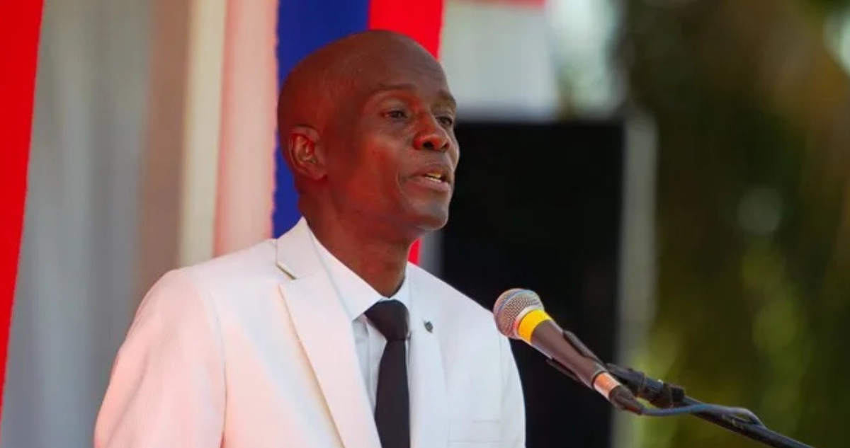 Imagen de archivo del fallecido presidente de Haití, Jovenel Moïse, en Puerto Príncipe, Haití