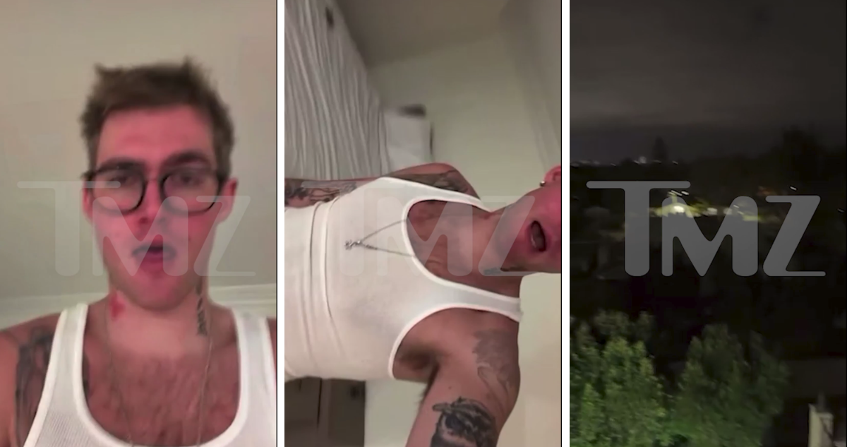 Capturas del último video de Presley Gerber, hijo de Cindy Crawford