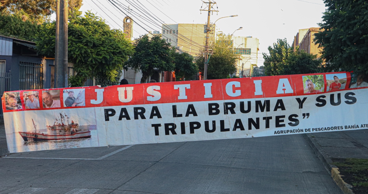 Presuntos restos óseos en el Bruma