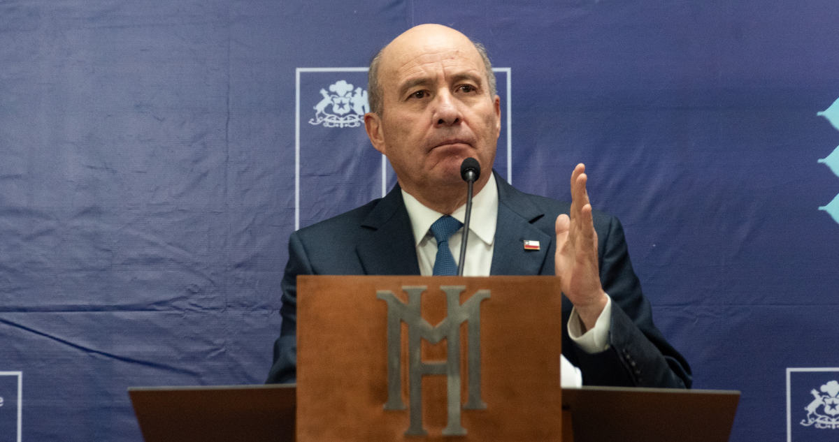 Ministro de Hacienda, Jorge Quiroz.