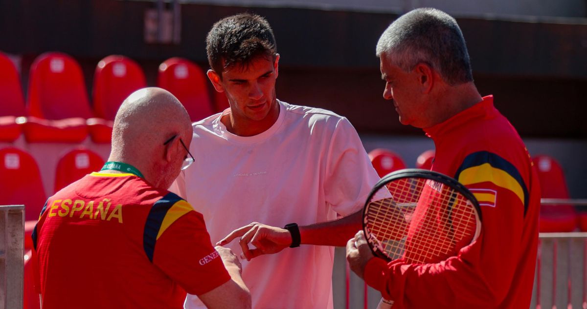 Rafael Jódar se desvaneció durante práctica en Chile de cara a duelo de Copa Davis