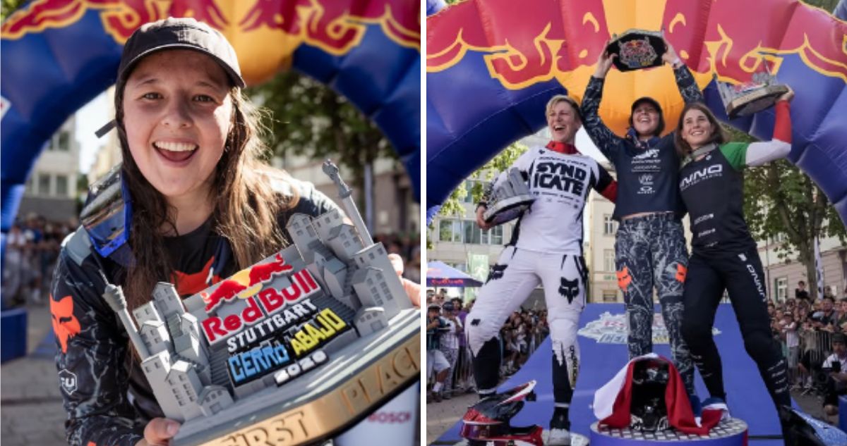 Paz Gallo hizo historia en Red Bull Stuttgart Cerro Abajo.