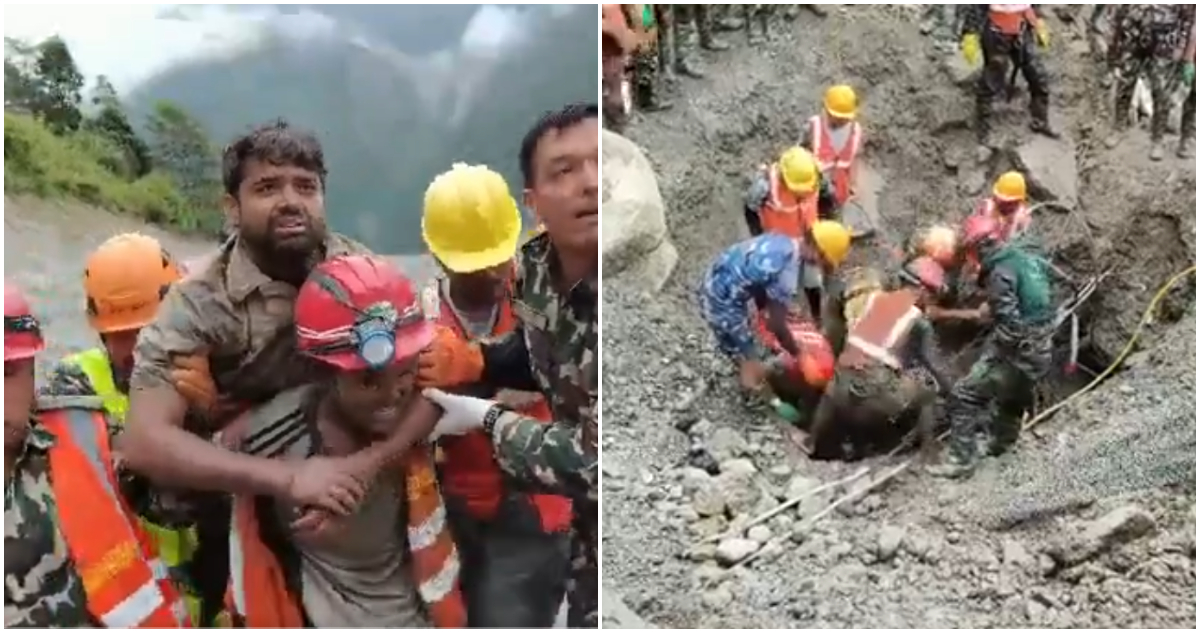 rescate en Nepal