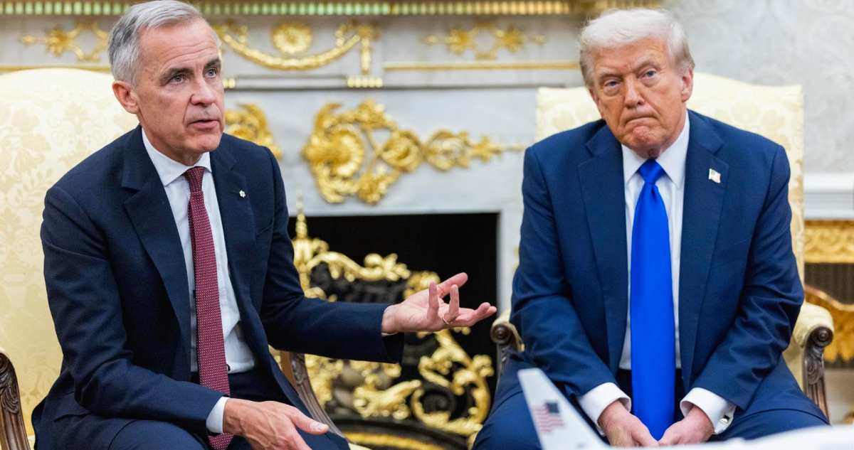 Trump y Carney en la Casa Blanca (07-10-2025): Shawn Thew / Pool | EFE