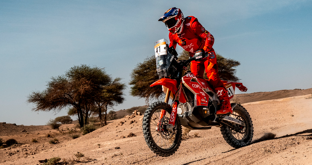 Ruy Barbosa en día dos del Rally de Marruecos
