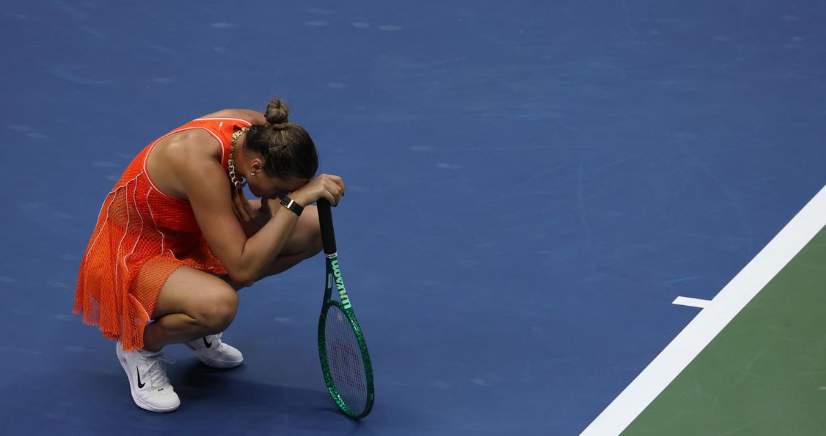 La decepción de Sabalenka por perder la final del US Open