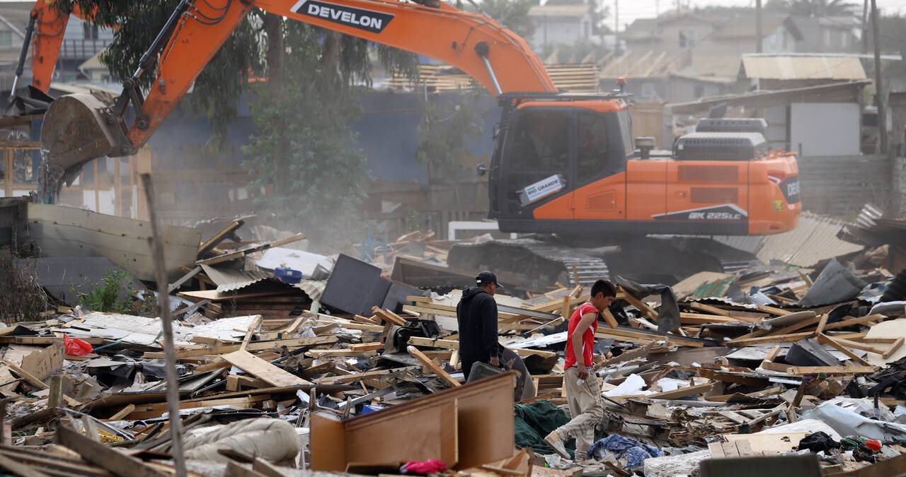 Desalojo en Cerro Centinela | Agencia UNO