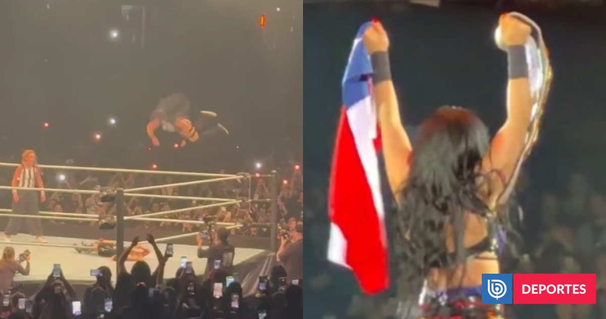 Stephanie Vaquer se corona campeona femenina de la WWE en Chile