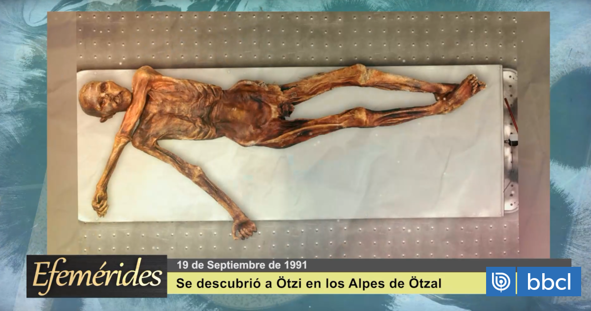 Efemérides 19 de septiembre de 1991: El descubrimiento de Otzi