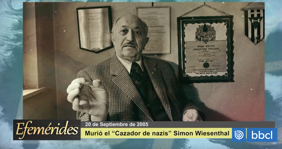 Efemérides 20 de septiembre de 2005: Simon Wiesenthal, el cazador de nazis