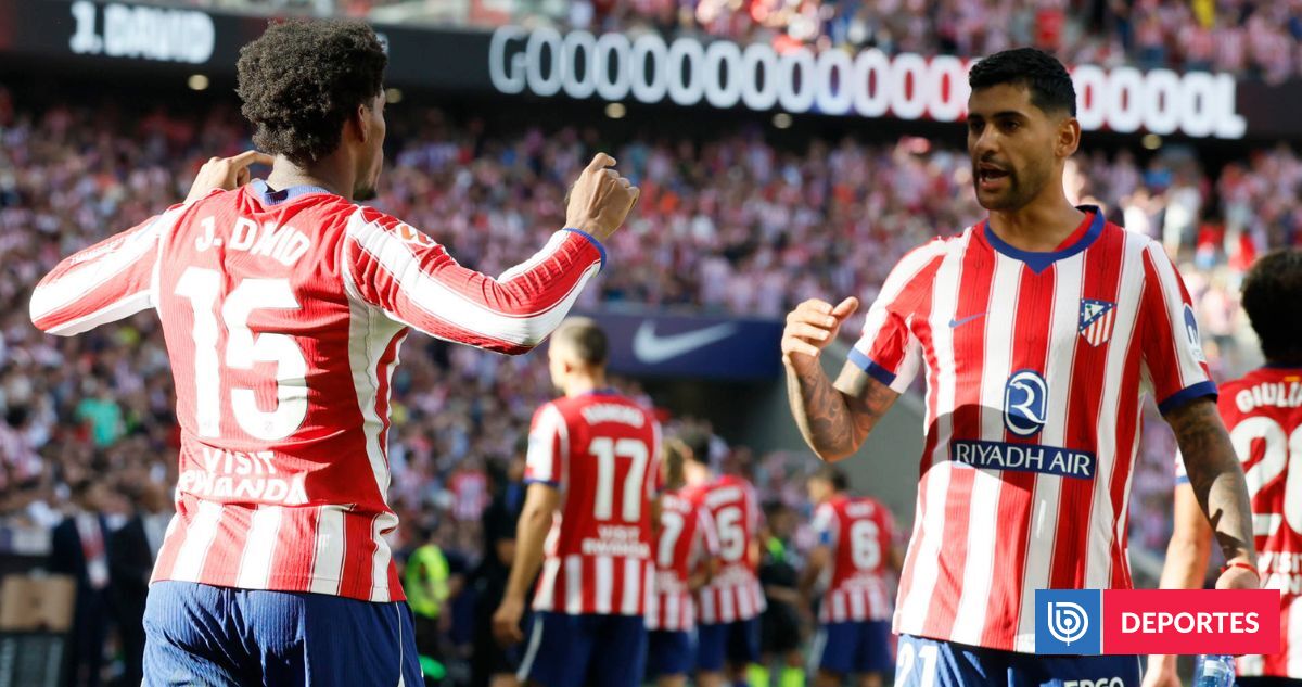 El Derbi fue 'colchonero': Atlético venció al Real en intenso duelo y lo desplazó en LaLiga