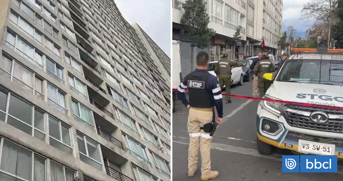 Menor es trasladado de urgencia tras caer desde noveno piso de edificio en Santiago