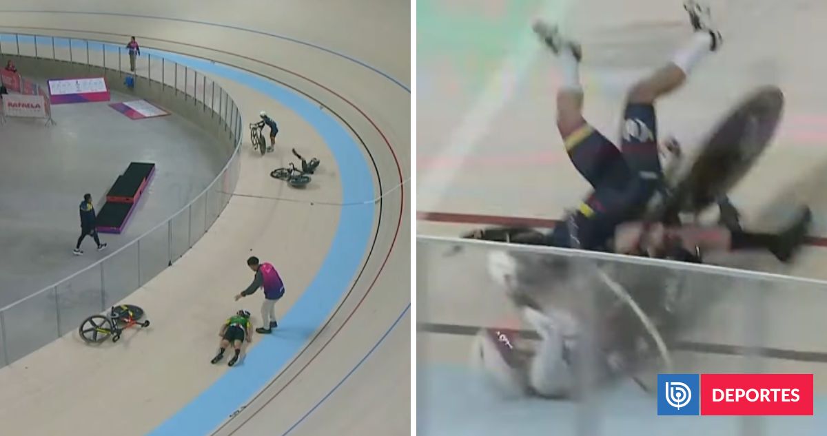 Tremenda caída en ciclismo de los Odesur afectó a chilena Scarlet Cortés: se repuso y terminó segunda