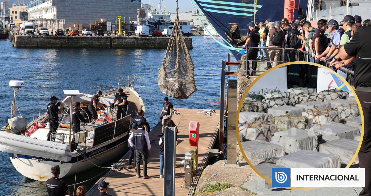 Un chileno entre los detenidos: desbaratan banda que trasladaba drogas en velero en el norte de España