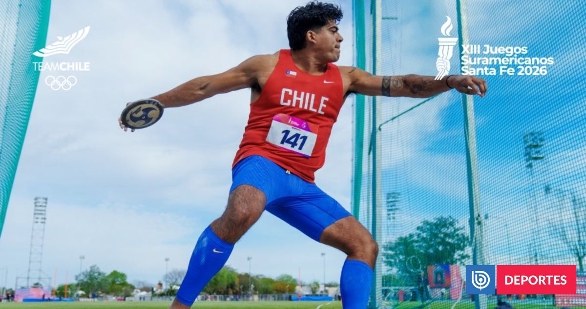 Team Chile llega a 30 oros en Odesur 2026: Claudio Romero se lució con lanzamiento récord en el disco