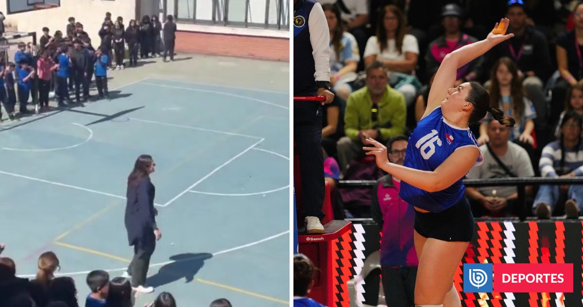 Fue campeona de Odesur y volvió a hacer clases: Celeste Somervell fue recibida como heroína en colegio