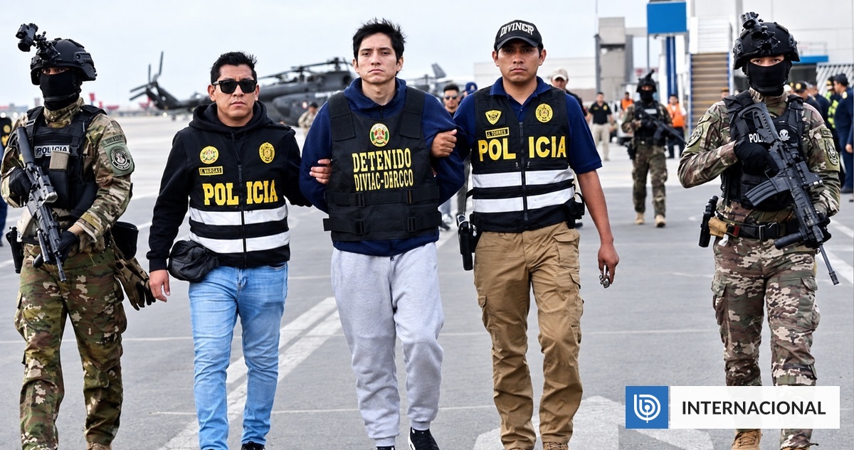 Líder criminal de Los Pulpos, con redes en Chile, es enviado a base naval peruana de máxima seguridad