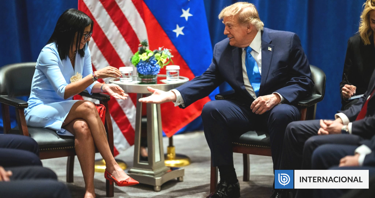 FOTOS | Delcy Rodríguez y Donald Trump concretan inédita bilateral Venezuela-EEUU en más de una década
