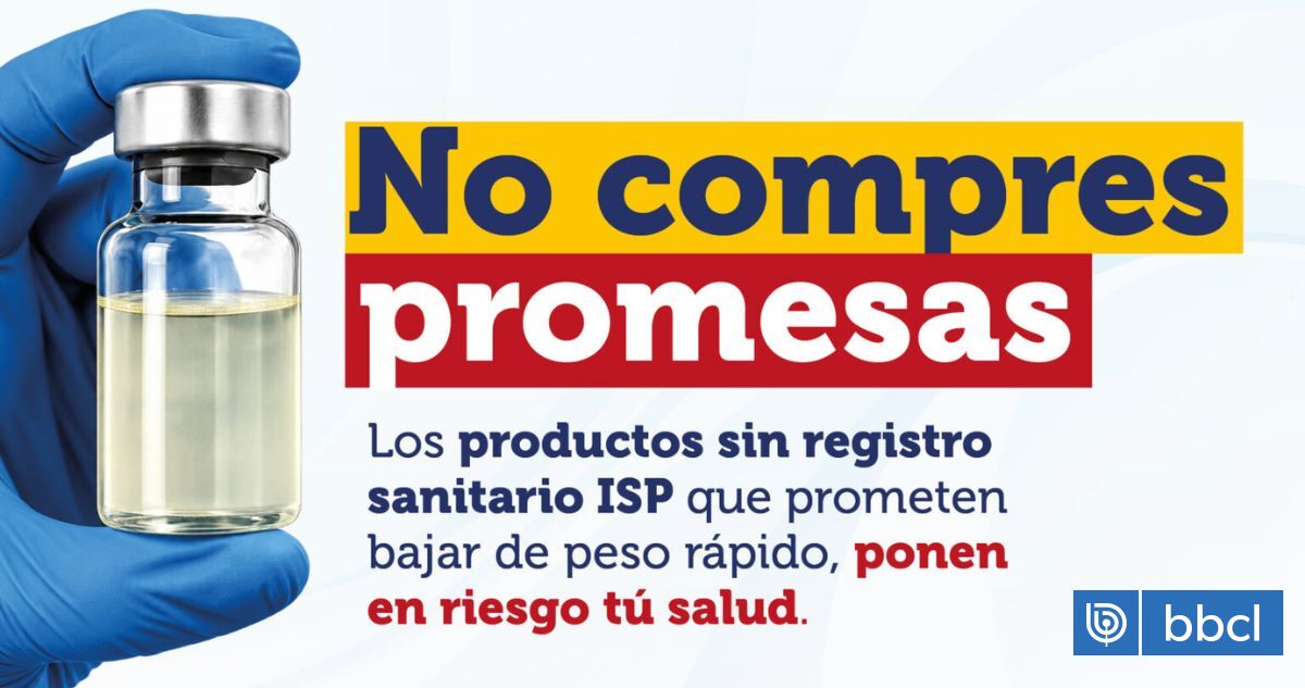 ISP enciende alerta por inyectables para bajar de peso vendidos de forma ilegal