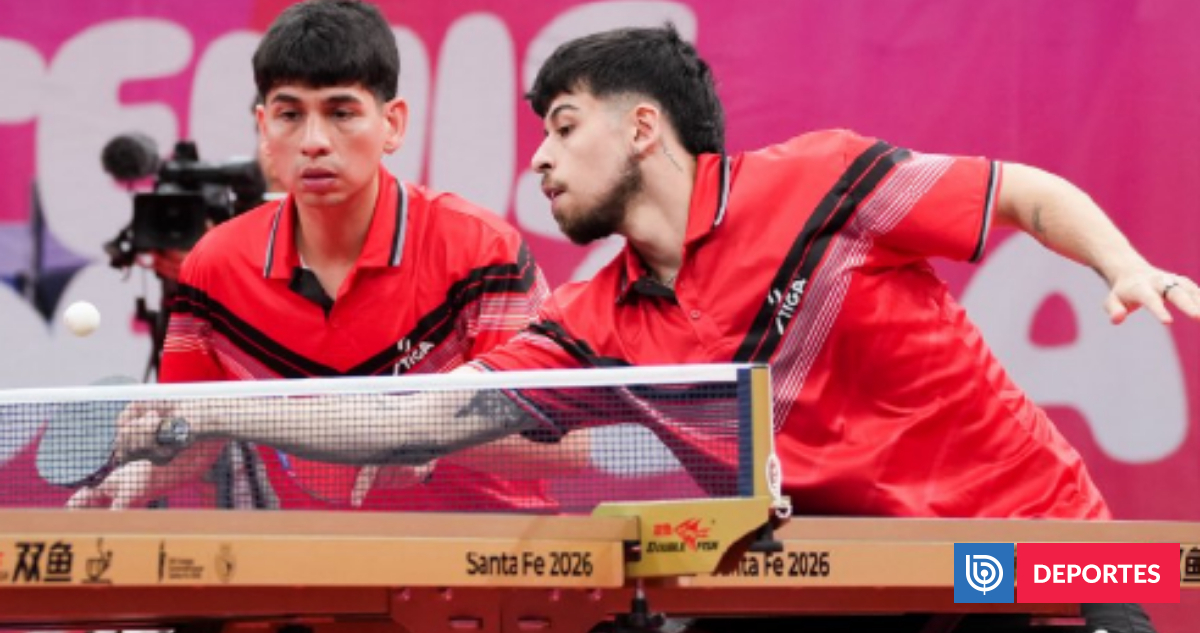 Team Chile ganó dos platas en tenis de mesa: equipos dobles ampliaron medallero nacional en Santa Fe
