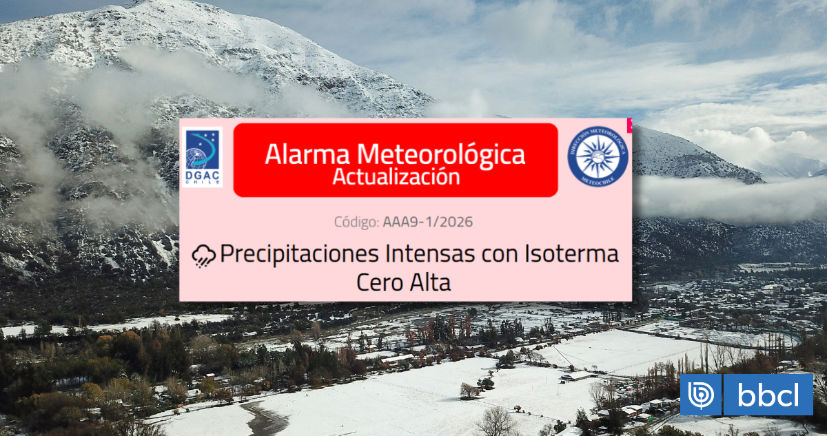 Sistema frontal trae lluvias con isoterma cero alta: meteorólogo explicó cuáles son los riesgos