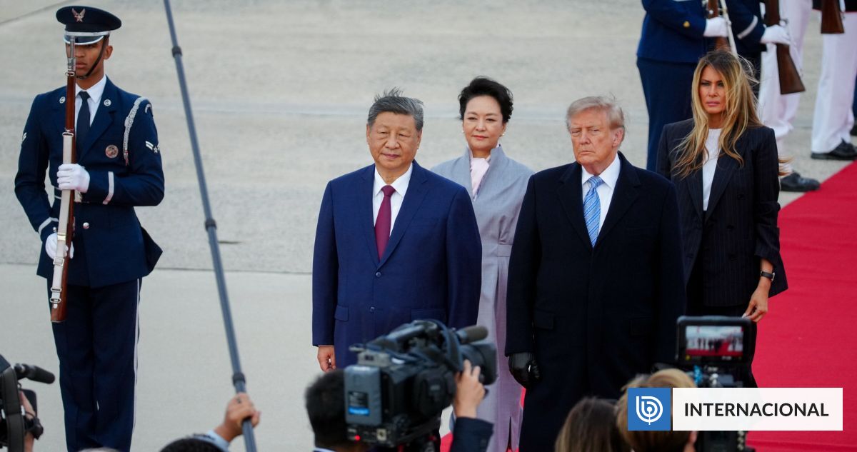 Xi Jinping llega a Washington tras más de una década y es recibido por Donald Trump